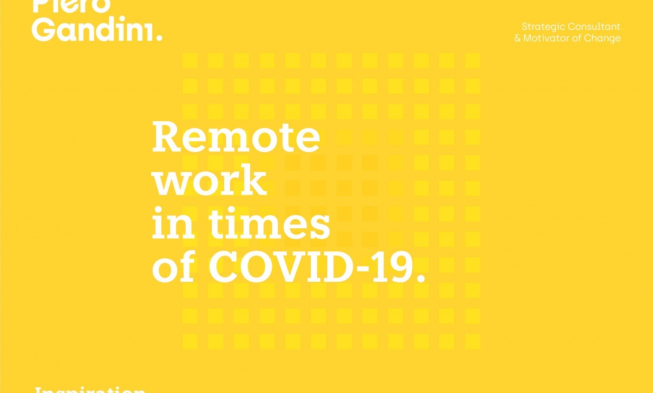 Remote work in times of Covid-19 and other emergencies